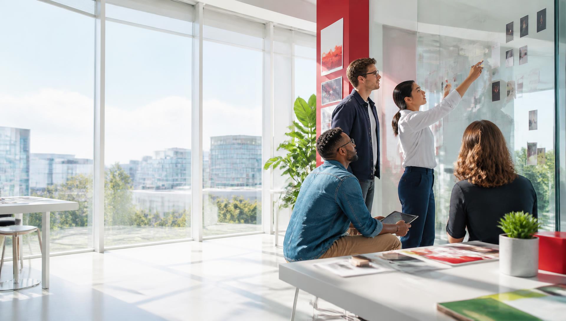 Équipe Pôle Digital collaborant sur des solutions numériques